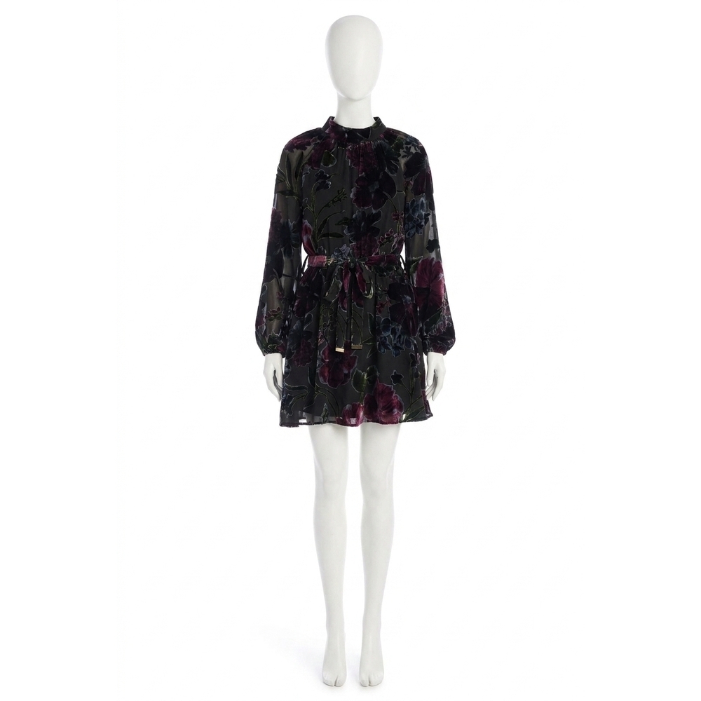 NEW ALLISON NEW YORK hannah dress in black floral